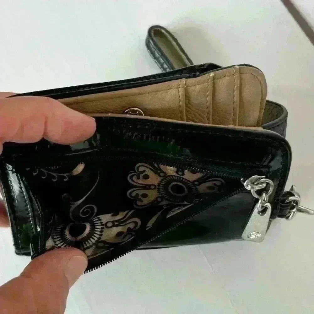 Grace Adele Wallet Wristlet Coin-purse Cardholder (Faux) Soft Patent Leather